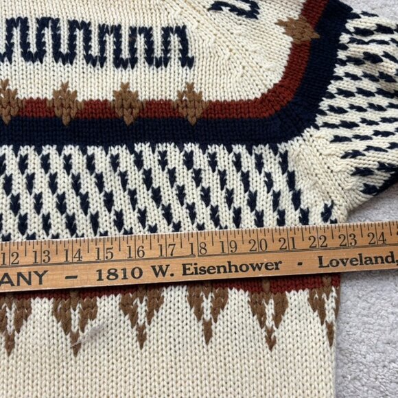 Vintage GAP Nordic Fair Isle Ski Sweater XL - Picture 12 of 13